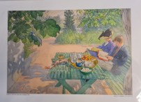 Kunstdruck Carl Larsson Vorlesen 30x40cm 15.00